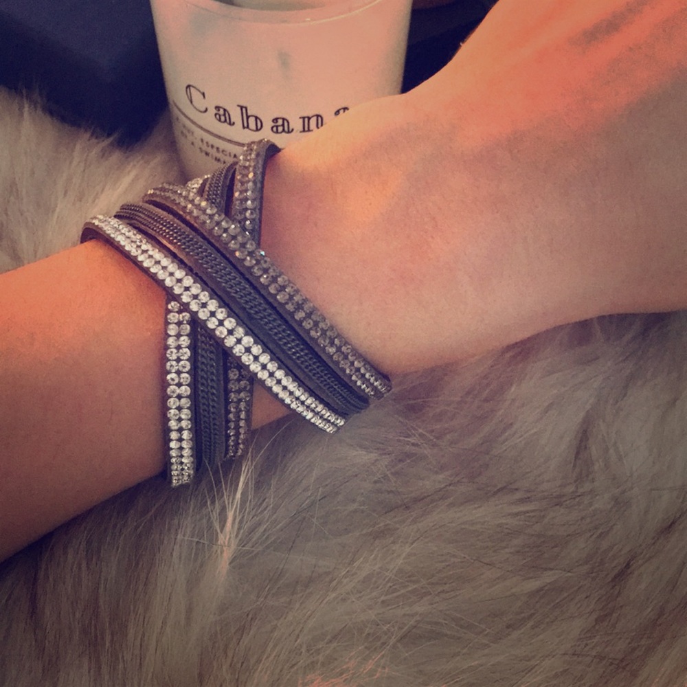 Wrap bangle bracelet